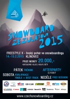 Seriál soutěží Český pohár ve snowboardingu se zastaví také na Klínovci